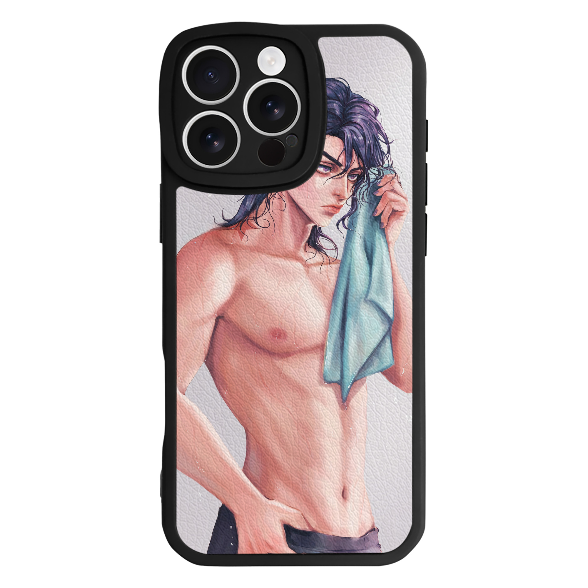 （画像用） ジョジョの奇妙な冒険 JoJo's Bizarre Adventure 【iPhone 16シリーズ対応】シリコンスマホケース（レザー調） 材質：シリコン